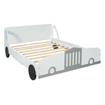 Walker Edison | Full Size Car Shaped Platform Bed Thumbnail