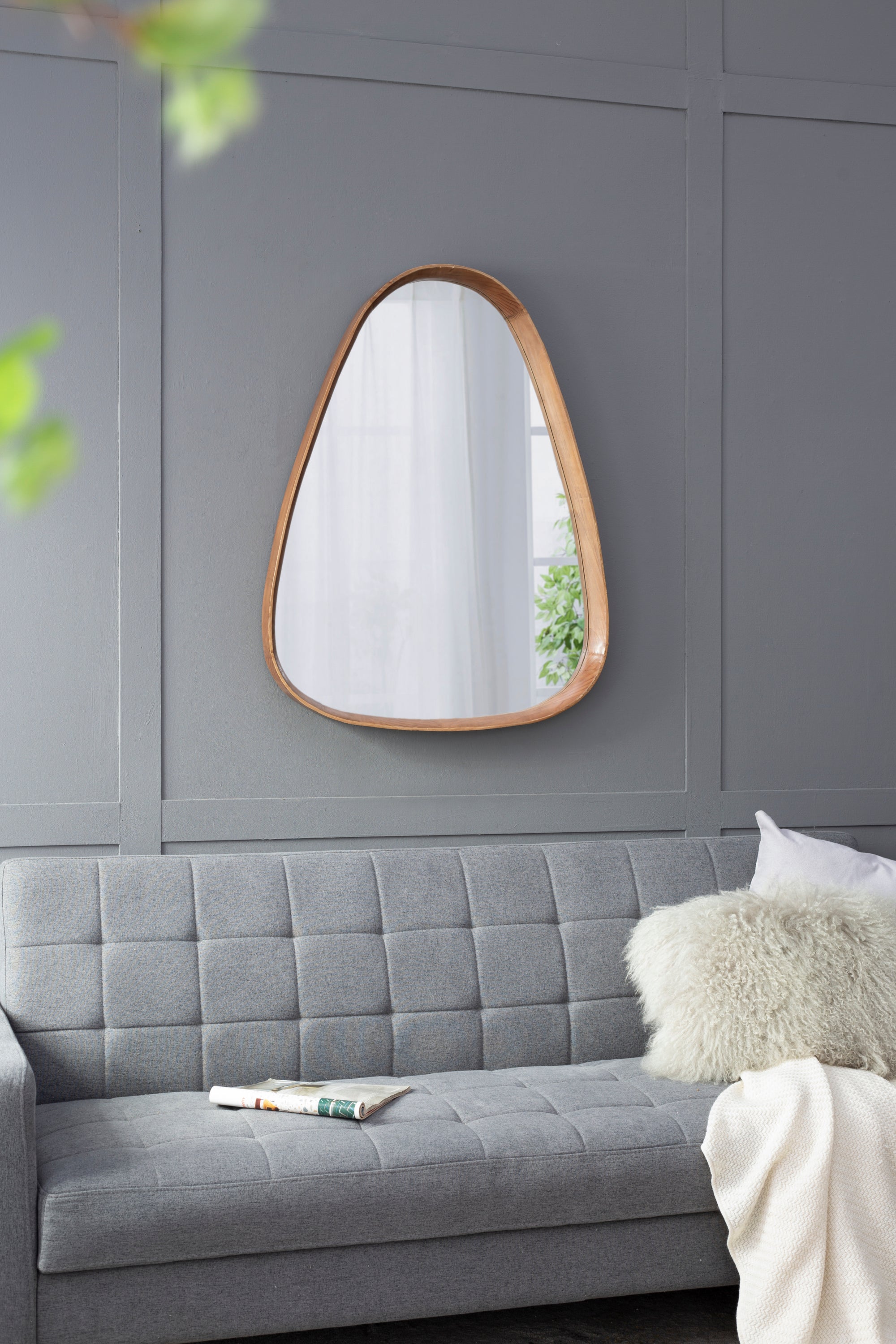 Walker Edison Curve Design Mirror - Thumbnail 3