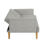 Walker Edison | Velvet Loveseat Futon Sofa Bed Thumbnail