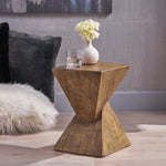 Walker Edison | Hourglass Modern Side Table Thumbnail