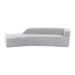 Walker Edison | Boucle Curved Chaise Lounge Modern 109" Sofa Thumbnail