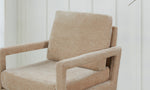 Walker Edison | Mid-Century Chenille Accent Chair Thumbnail