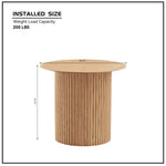 Walker Edison | Fluted Side Accent Table Thumbnail