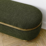 Walker Edison | Upholstered Storage Ottoman Bench Thumbnail