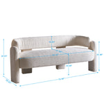 Walker Edison | Boucle Modern Sofa Thumbnail