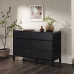 Elias 6-Drawer Contemporary Dresser with Curved Top Thumbnail