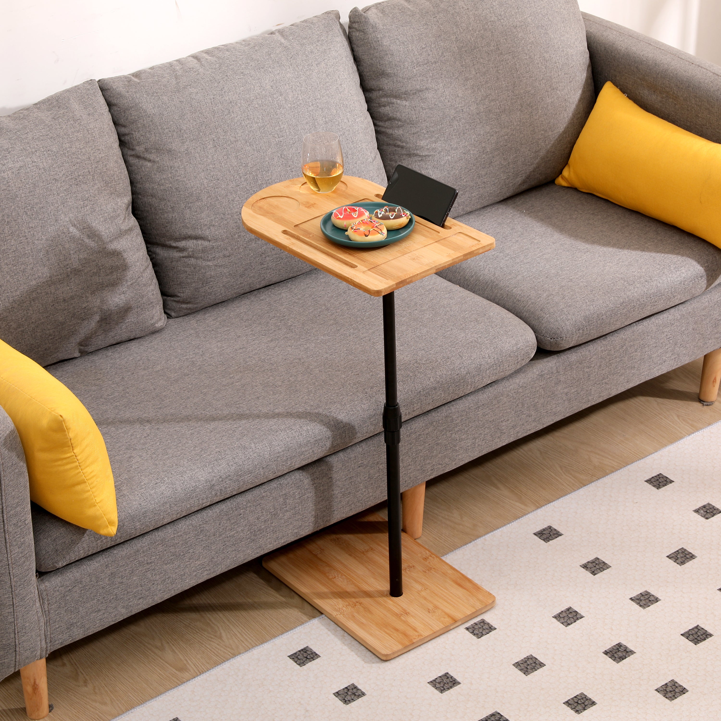 Walker Edison | Bamboo Sofa Table Tray