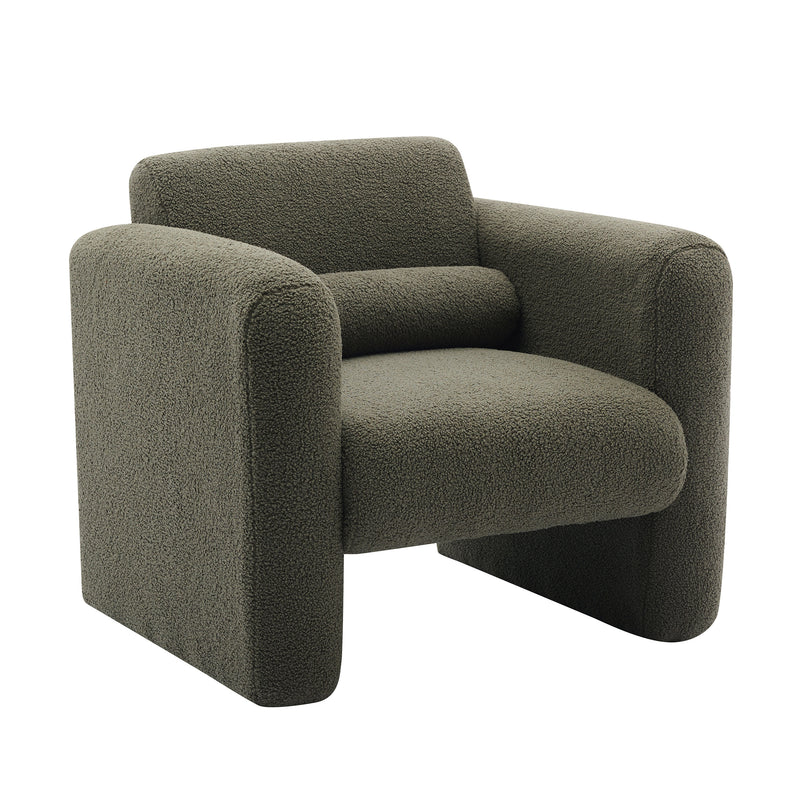 Walker Edison | Sherpa Modern Cloud Accent Chair