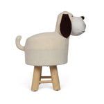 Walker Edison | Adorable Plush Dog Ottoman Thumbnail