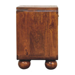 Walker Edison | Rattan Curved Solid Wood Nightstand Thumbnail