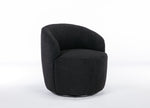 Walker Edison | Teddy Swivel Barrel Accent Chair Thumbnail