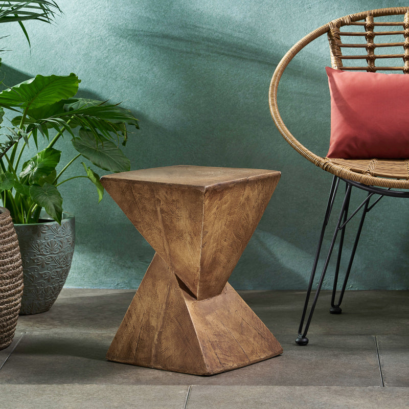 Walker Edison | Hourglass Modern Side Table