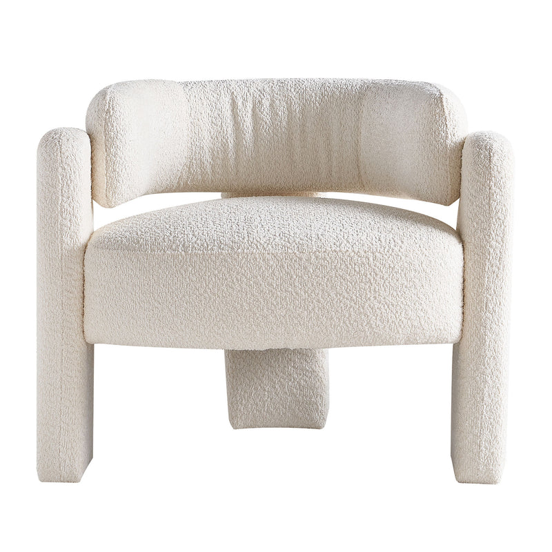 Walker Edison | Boucle Cloud Accent Chair Beige