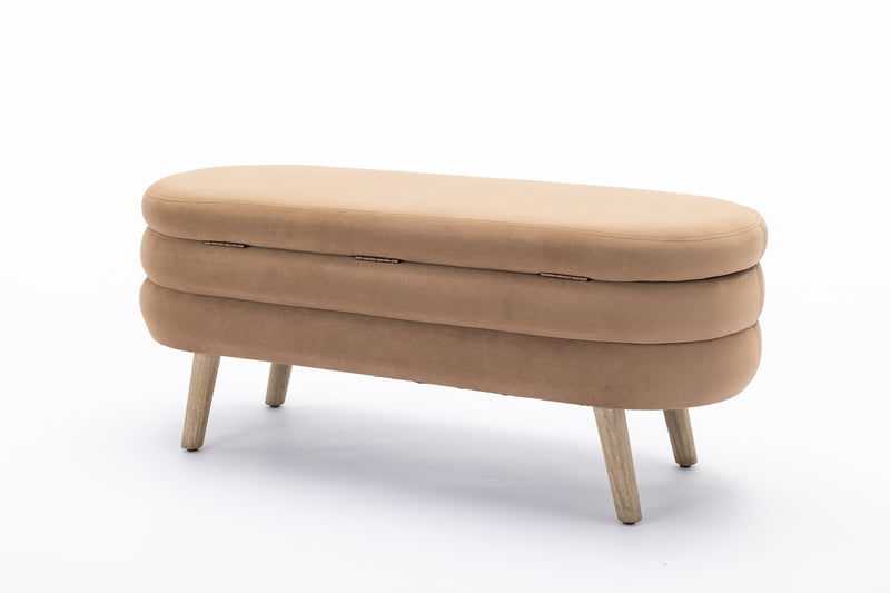 Walker Edison| Velvet Storage Bench