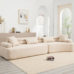 Walker Edison | Boucle Modular Sleek Sofa Thumbnail