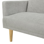 Walker Edison | Velvet Loveseat Futon Sofa Bed Thumbnail