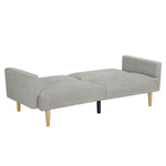 Walker Edison | Velvet Loveseat Futon Sofa Bed Thumbnail