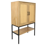 Walker Edison | Rattan Doors Storage Cabinet Thumbnail