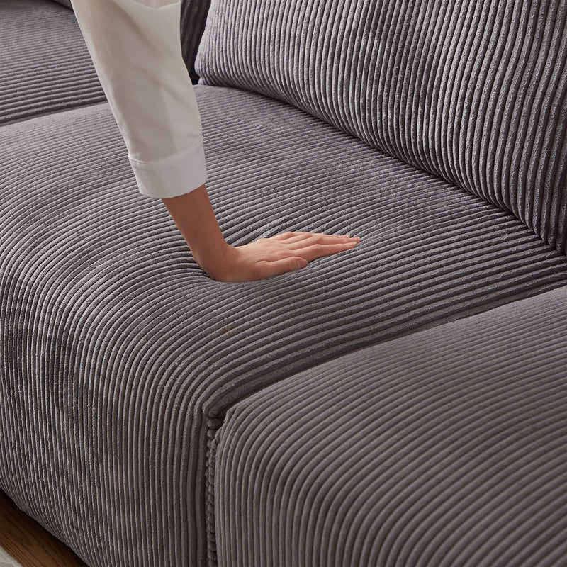 Walker Edison | Minimalist Modular Cloud Couch with Chaise