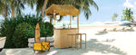 Walker Edison | Hawaiian-style Bar Height Patio Set Thumbnail