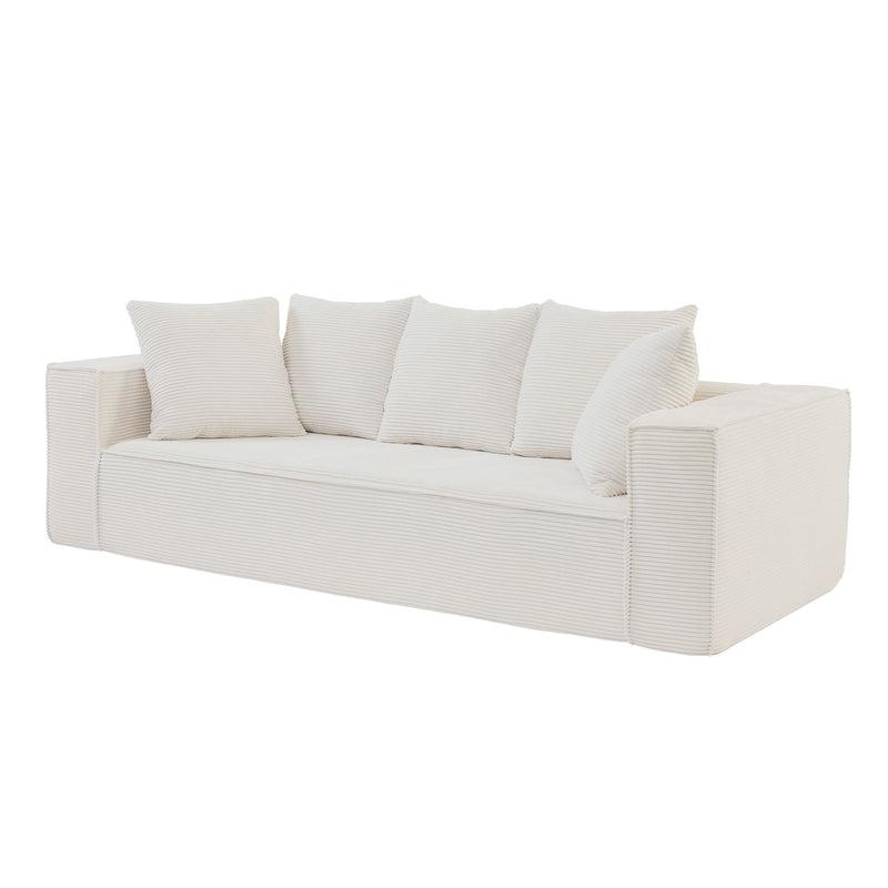 Walker Edison | Corduroy 3 Seater Modular Couch