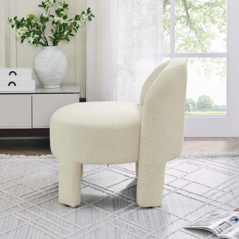 Walker Edison | Minimalist Plush Accent Chair