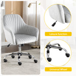 Walker Edison | Velvet Modern Home Office Desk Chair Thumbnail