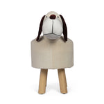 Walker Edison | Adorable Plush Dog Ottoman Thumbnail