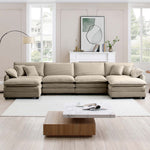 Walker Edison | Cloud Modular Corduroy Sofa Couch Thumbnail