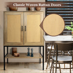 Walker Edison | Rattan Doors Storage Cabinet Thumbnail