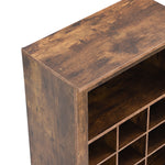 Walker Edison | Wood Tall Entryway Shoe Cubby Cabinet Thumbnail