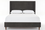 Walker Edison | Velvet Tall 54" Headboard Upholstered Queen Bed Thumbnail