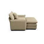 Walker Edison | Cloud Deep Sofa Chair With Ottoman Thumbnail