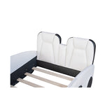 Walker Edison | Twin Size Race Car Shaped Platform Bed Thumbnail