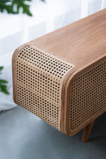 Walker Edison | Teak TV Stand Sideboard Thumbnail