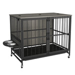 Walker Edison | Modern Kennel Dog Crate Table Thumbnail