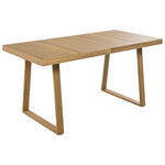 Walker Edison | Outdoor Acacia Wood Dining Table and Chair Set Thumbnail