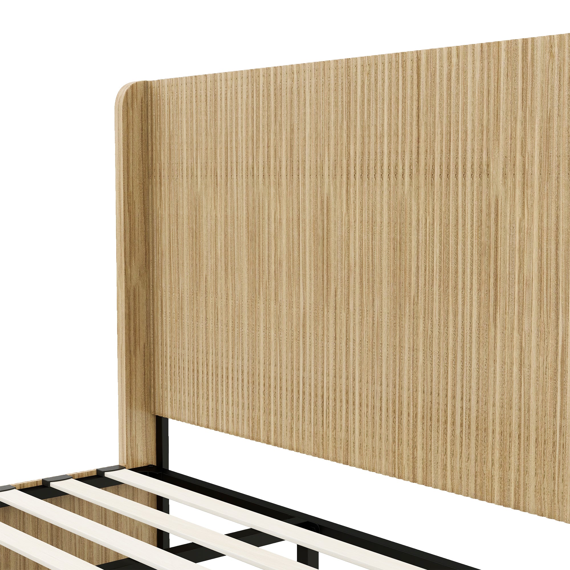 Walker Edison Fluted Bed Frame - Thumbnail 5
