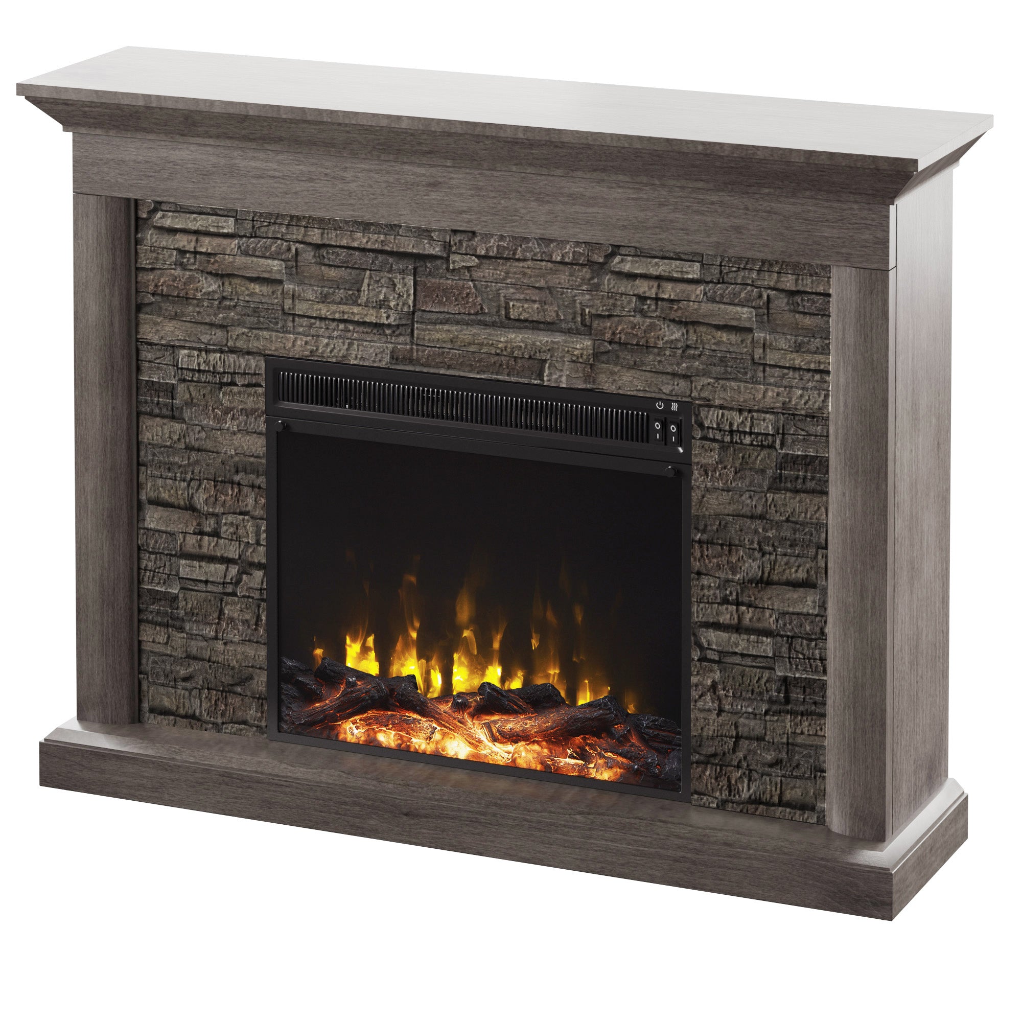 Walkers Edison Electric Fireplace Mantel - Thumbnail 2