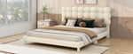 Walker Edison | Modern Full Size Upholstered Platform Bed Thumbnail