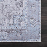 Boutique Rugs - Aqua Rosman Washable Runner & Area Rug Rugs Boutique Rugs  Thumbnail