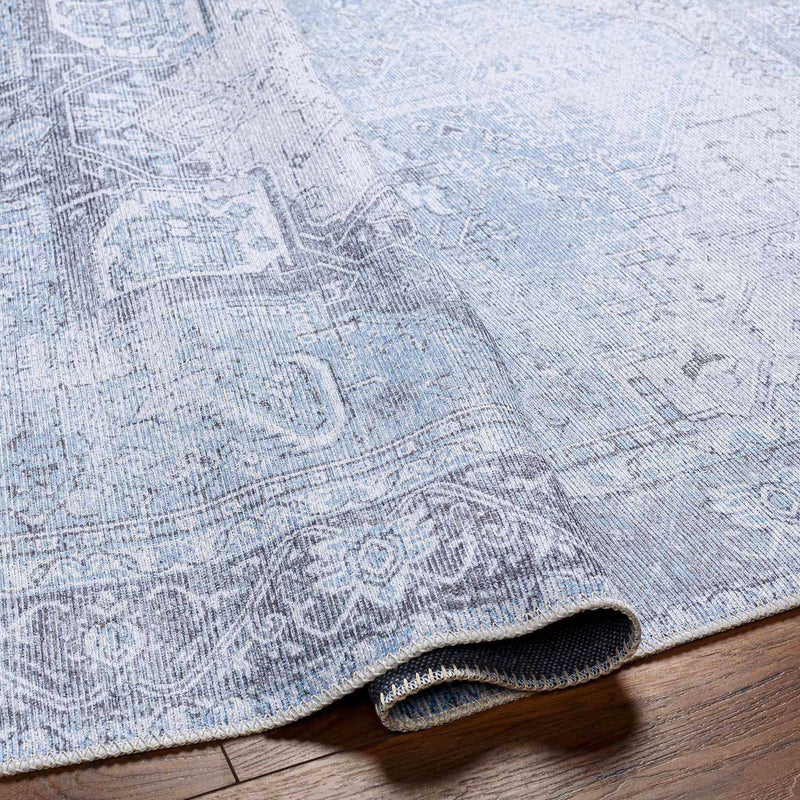 Boutique Rugs - Aqua Rosman Washable Runner & Area Rug Rugs Boutique Rugs 