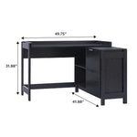 Holmes Modern L-Shaped Desk with Drawer Storage Thumbnail