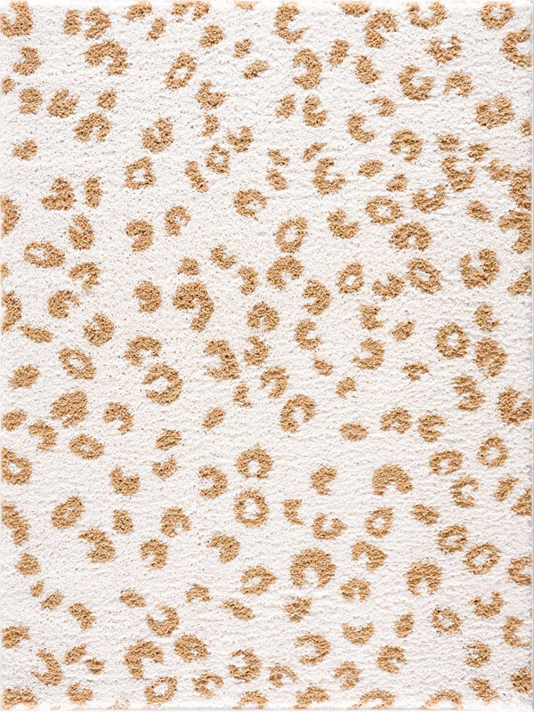 Altin Leopard Print White Area Rug Rugs Boutique Rugs 