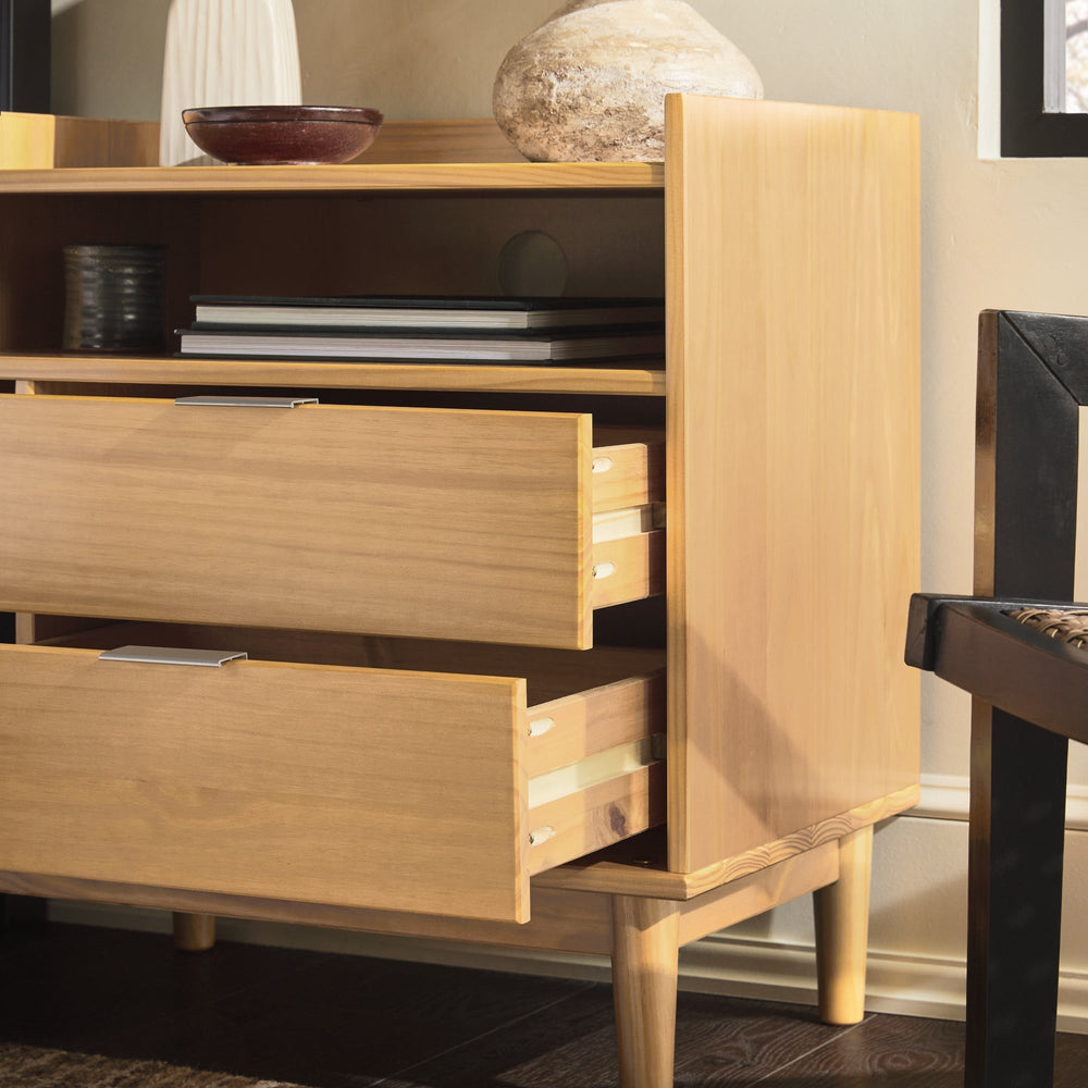 lee mid century modern wood dresser Lee Mid-Century Modern Wood Nightstand