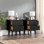 Sloane Mid Century Modern Solid Wood Nightstand Thumbnail