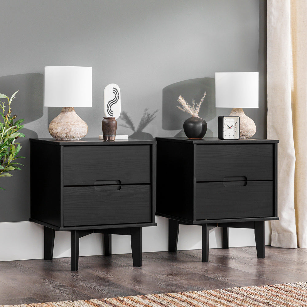 bedside dresser black Owen Bedside Table - Black | Bedroom Furniture