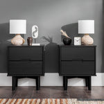 Sloane Mid Century Modern Solid Wood Nightstand Thumbnail