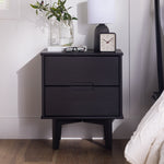 Sloane Mid Century Modern Solid Wood Nightstand Thumbnail