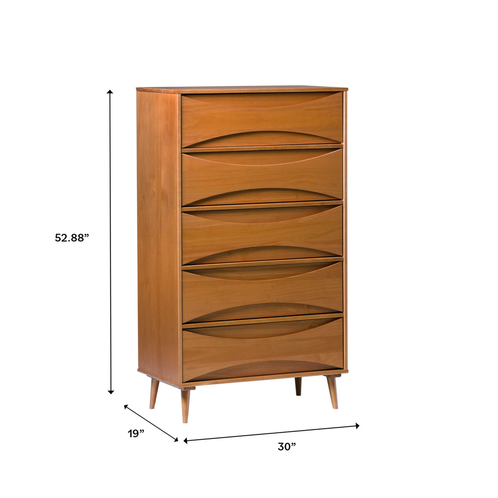 atticus solid wood mid-century modern dresser product info and reviews Atticus Solid Wood Mid-Century Modern Chest – Walker Edison